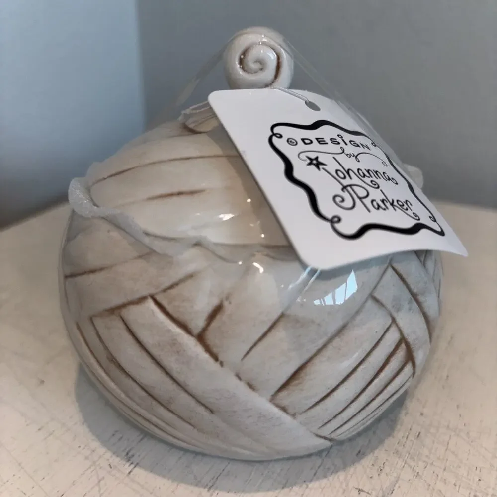 Johanna Parker Halloween Mummy Boy Girl Couple Small Covered Jar Canister Bowl